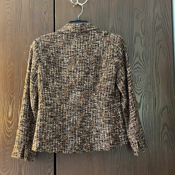 Coldwater Creek wool blend tweed jacket. Size 6P. - Picture 5 of 11